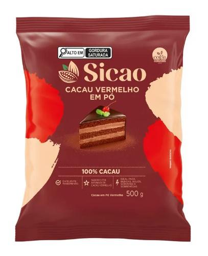 CACAU EM PO VERMELHO 100 DCP-10R2100-K10 SICAO 500g