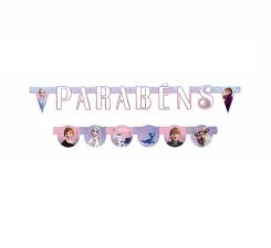 FAIXA PARABENS FROZEN 1174312 REGINA
