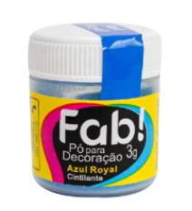 PO PARA DECORACAO FAB 3g AZUL ROYAL 