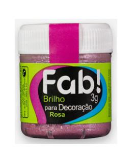 PO PARA DECORACAO FAB 3g BRILHO ROSA