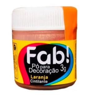 PO PARA DECORACAO FAB 3g LARANJA