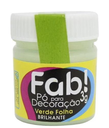 PO PARA DECORACAO FAB 3g VERDE FOLHA