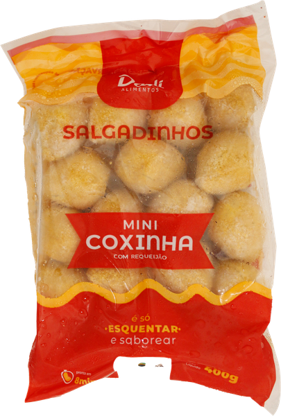 SALGADO PRONTO  DADI 400g MINI COXINHA FRANGO REQUEIJAO 2210