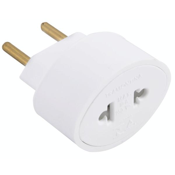 ADAPTADOR TOMADA UNIVERSAL 2P 10A/250V TRAMONTINA BRANCO