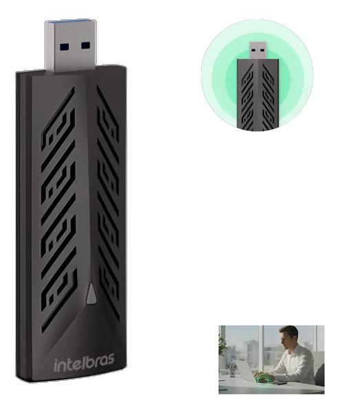 ADAPTADOR WIFI USB INTELBRAS AX1800 WIFI 6