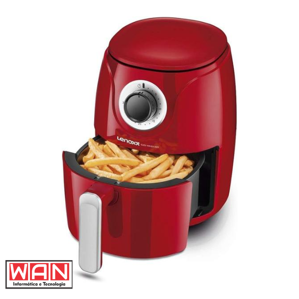 AIR FRYER 2,4L 1000W LENOXX PFR905-127 VERMELHA