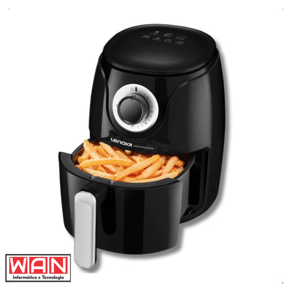 AIR FRYER 2,4L 1000W LENOXX PFR909-127 PRETA