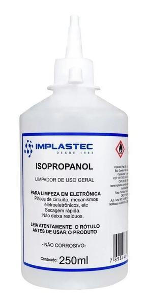 ALCOOL ISOPROPILICO 250ML C/ BICO APLICADOR IMPLASTEC