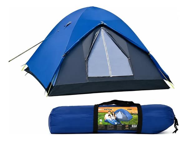 BARRACA DE CAMPING NAUTIKA FOX P/ 2 A 3 PESSOAS