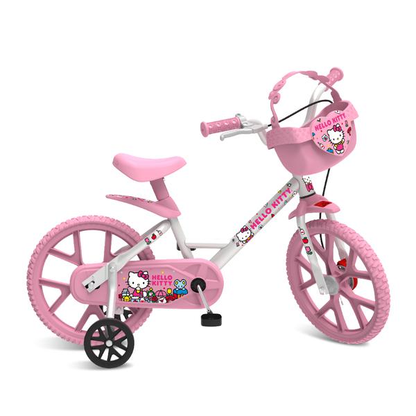 BICICLETA ARO 14 HELLO KITTY BANDEIRANTE