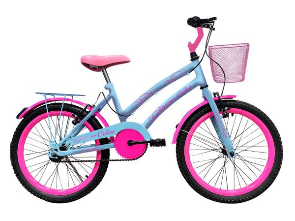 BICICLETA ARO 20 CIÇA AZUL CHAMPANHE 205-68D COLLI