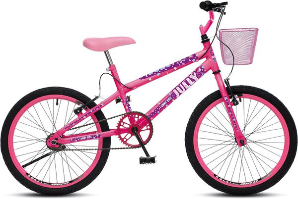 BICICLETA ARO 20 JULLY ROSA NEON 107-19D COLLI