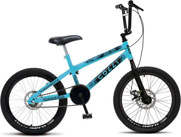 BICICLETA ARO 20 SKILL BOY AZUL CHAMPANHE 306-68D COLLI
