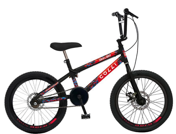 BICICLETA ARO 20 SKILL BOY PRETA FOSCO 306-11D COLLI
