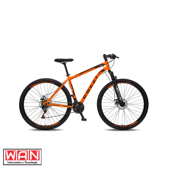 BICICLETA ARO 29 ATHENA 21V LARANJA NEON 445-12D COLLI