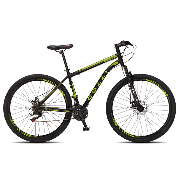 BICICLETA ARO 29 ATHENA 21V PRETA/AMARELA 445-73D COLLI