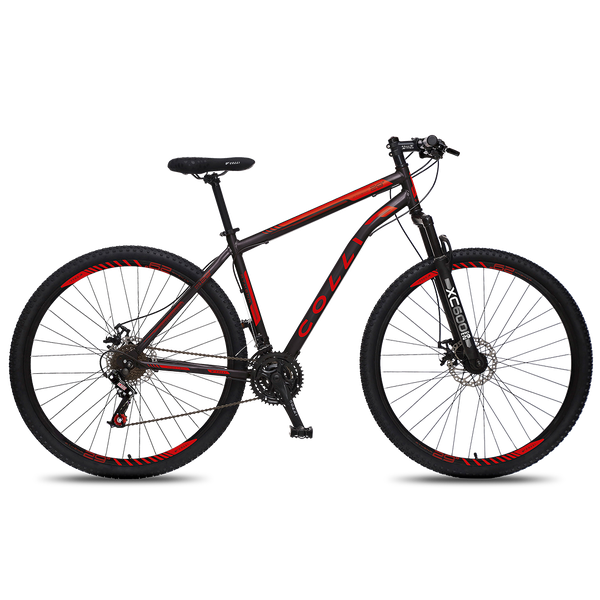 BICICLETA ARO 29 ATHENA 21V PRETA/VERMELHA 445-81D COLLI