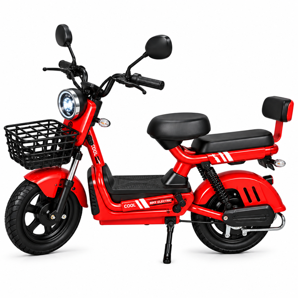 BICICLETA ELETRICA ARO 14" 500W 60V 20AH G15764-2 VERMELHA