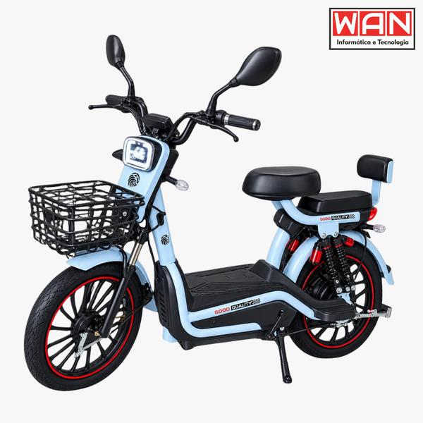 BICICLETA ELETRICA ARO 20" 500W 48V 20AH G15764-3 AZUL CLARO