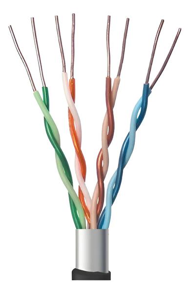 CABO DE REDE BLINDADO CAT5E 4PX24 AWG METRO CABOMIX