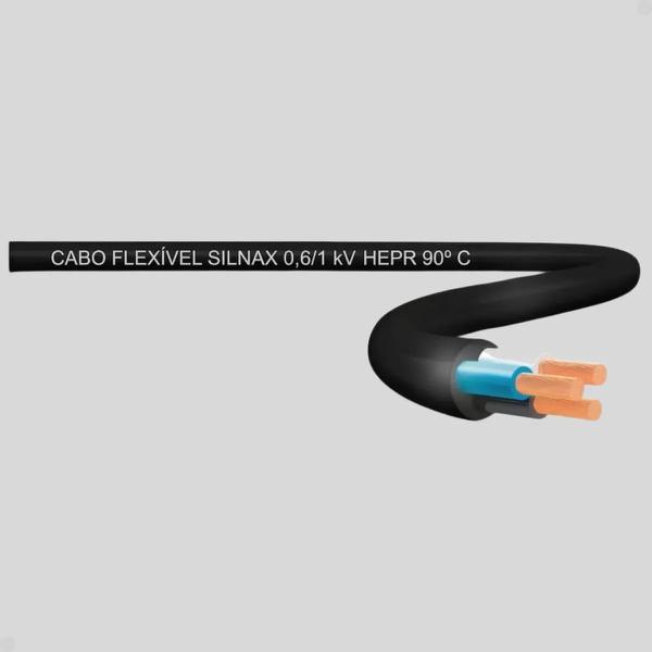 CABO FLEX SILNAX 0,6/1 KV HEPR 90C 3X16MM PRETO LC500 METRO