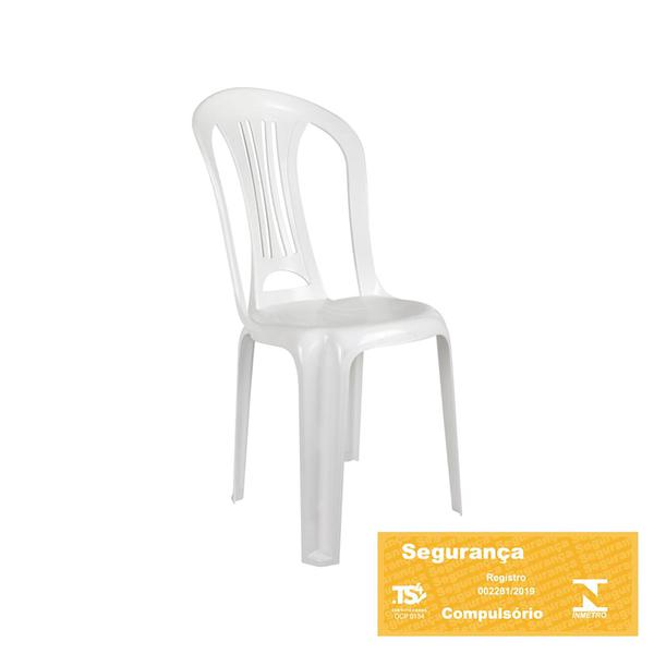 CADEIRA BISTRO MOR PLASTICA BRANCA