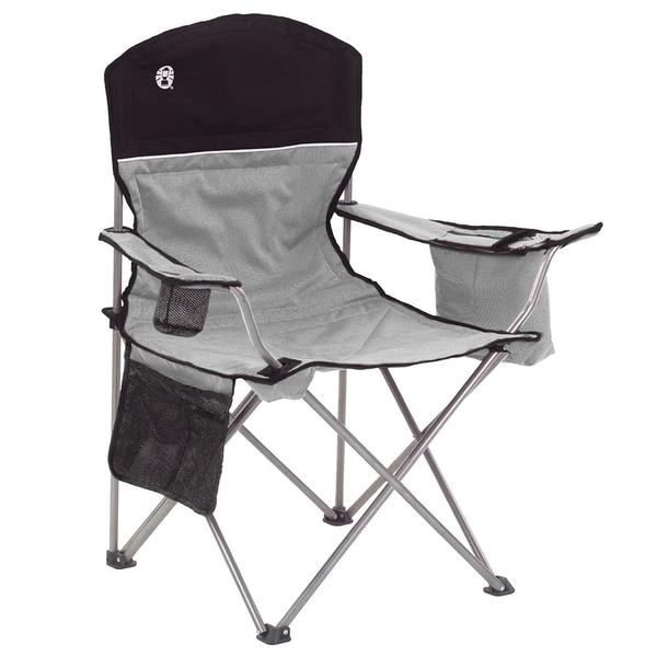 CADEIRA DOBRAVEL COLEMAN C/ COOLER CINZA