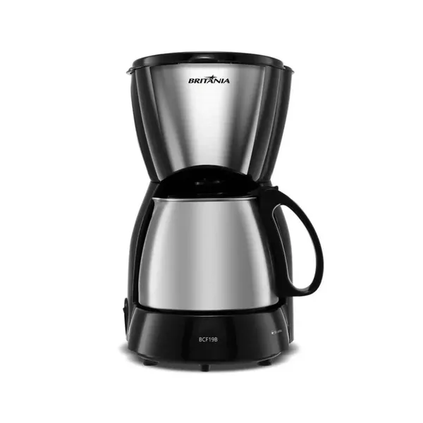 CAFETEIRA BRITANIA 18 XICARAS 720ML INOX BCF19B 127V
