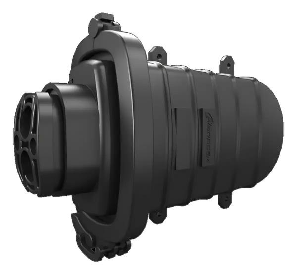 CAIXA DE EMENDA OPTICA MINI 12FO SVM FIBRACEM