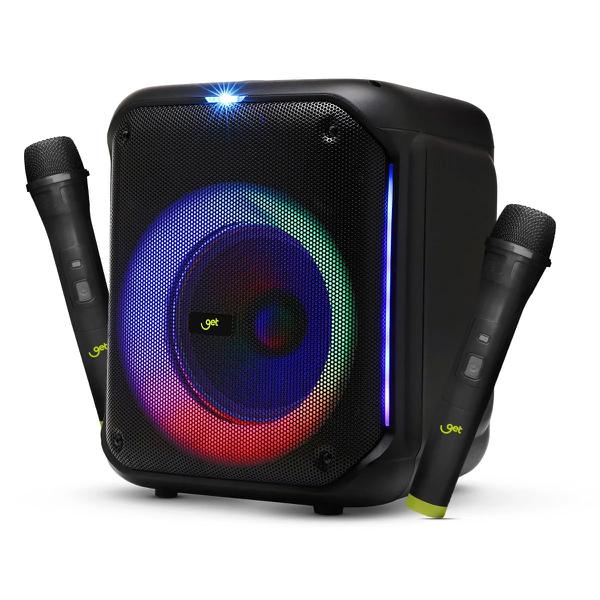 CAIXA DE SOM BLUETOOTH GET CUBE 2 TWS C/ 2 MICROFONES