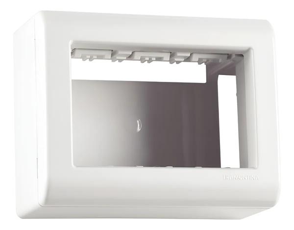 CAIXA SOBREPOR 3P TRAMONTINA LIZFLEX BRANCA