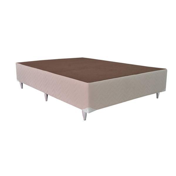CAMA CASAL AMERICANA PELMEX LOTUS TC120 188X138CM MARROM