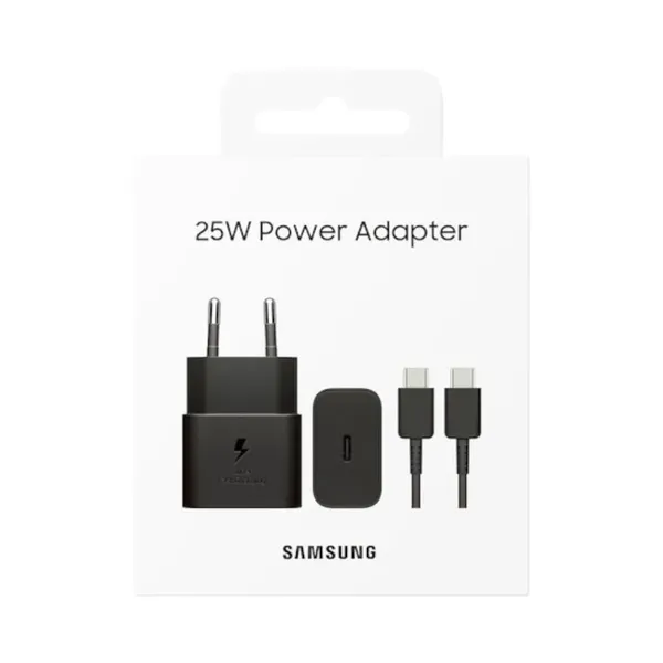 CARREGADOR PAREDE 25W USB-C C/ CABO EP-T2510 PRETO SAMSUNG