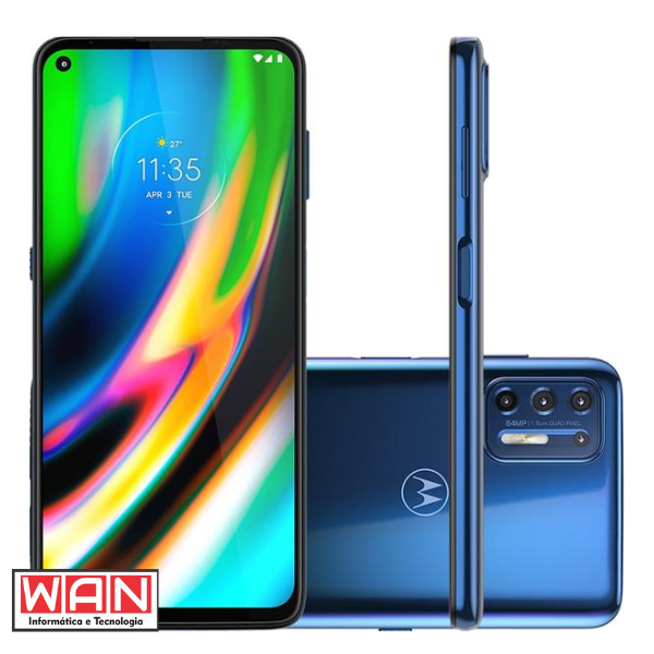 CELULAR MOTOROLA G9 PLUS 128GB AZUL INDIGO