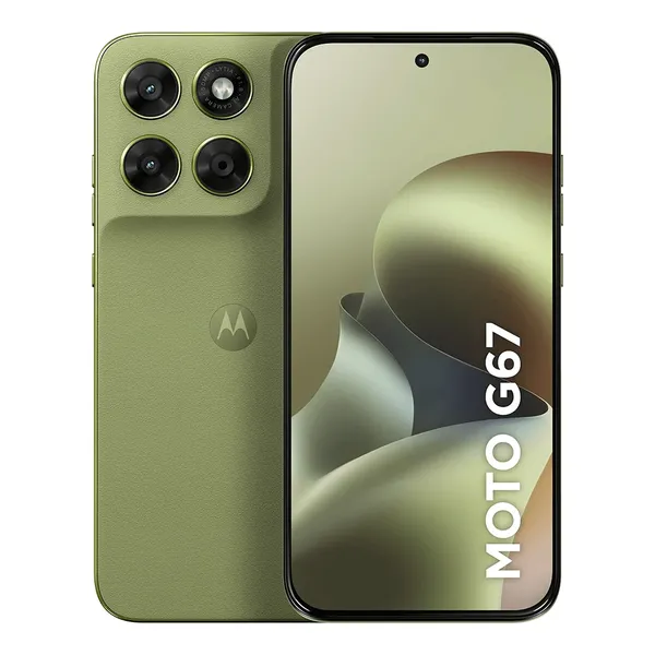 CELULAR MOTOROLA MOTO G67 5G 256GB 12GB RAM VERDE CLARO