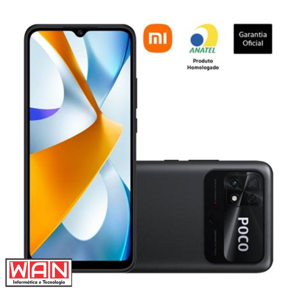 CELULAR POCO C40 64GB / 4GB RAM PRETO XIAOMI CX348PRE