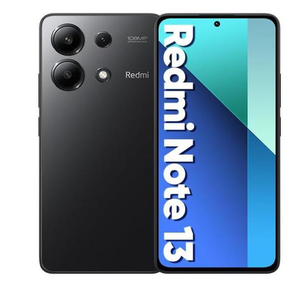 CELULAR XIAOMI REDMI NOTE 13 256GB / 8GB RAM PRETO CMB387PRE
