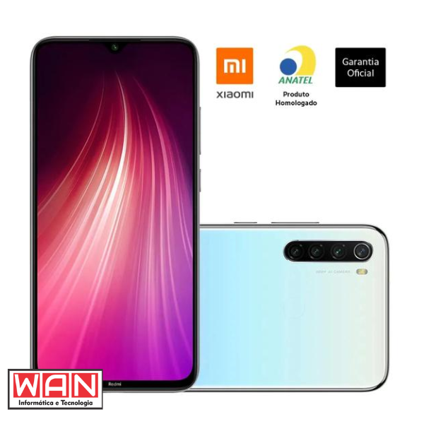 CELULAR XIAOMI REDMI NOTE 8 128GB / 4GB RAM BRANCO