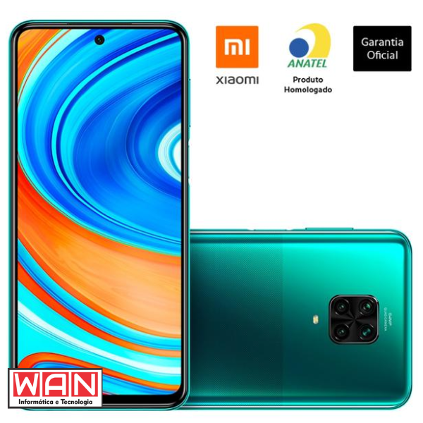 CELULAR XIAOMI REDMI NOTE 9 PRO 128GB / 6GB RAM VERDE