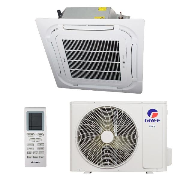 CENTRAL DE AR 24000 BTUS INVERTER GREE CASSETE 8 VIAS 220V
