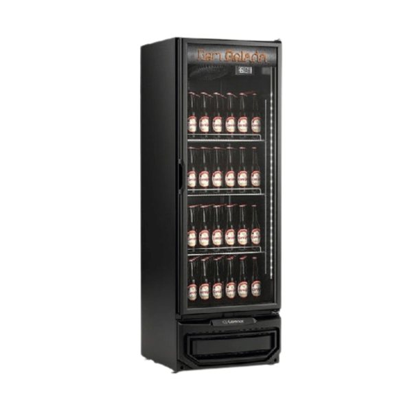 CERVEJEIRA 410L VERTICAL GCB-40/PR/127V PRETA GELOPAR