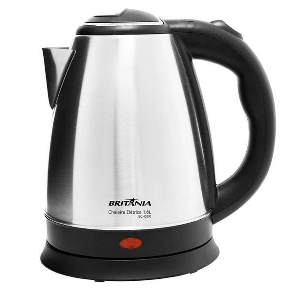 CHALEIRA ELETRICA 1,8L 1150W INOX BCH02PI BRITANIA