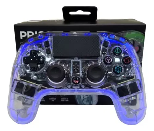 CONTROLE PRISM BLUETOOTH PS4 / PC DAZZ TRANSPARENTE