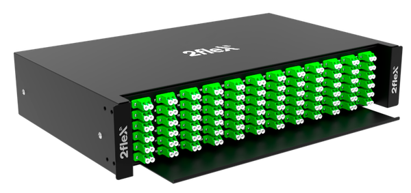 DIO 144FO COMPLETO LC/APC 2U 2F-FDIO-144-APC-LC 2FLEX