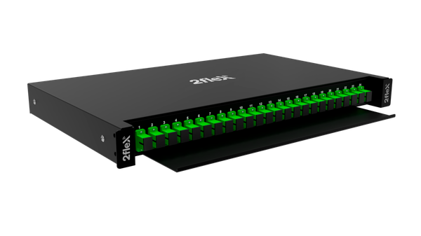 DIO 24FO COMPLETO SC/APC 1U 2F-FDIO-24-APC 2FLEX