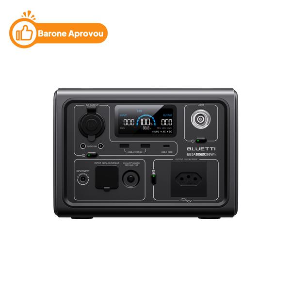 ESTACAO DE ENERGIA PORTATIL EB3A 600W 268WH BLUETTI