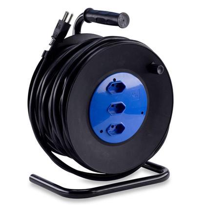 EXTENSAO C/ CARRETEL 30M 20A TRIPOLAR 3T 3X2,5MM FORCE LINE