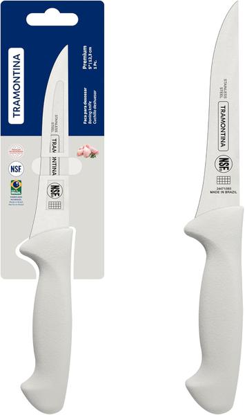 FACA DESOSSAR TRAMONTINA PREMIUM 6" ACO BRANCO