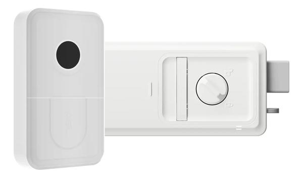 FECHADURA DIGITAL AGL BT-1 BIO RFID (V.2026) BRANCA