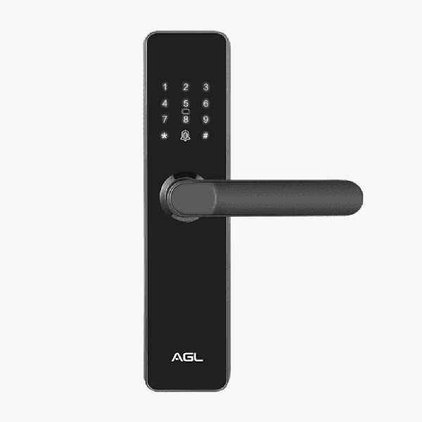 FECHADURA ELETRONICA DIGITAL AGL H20 WIFI RFID PRETA